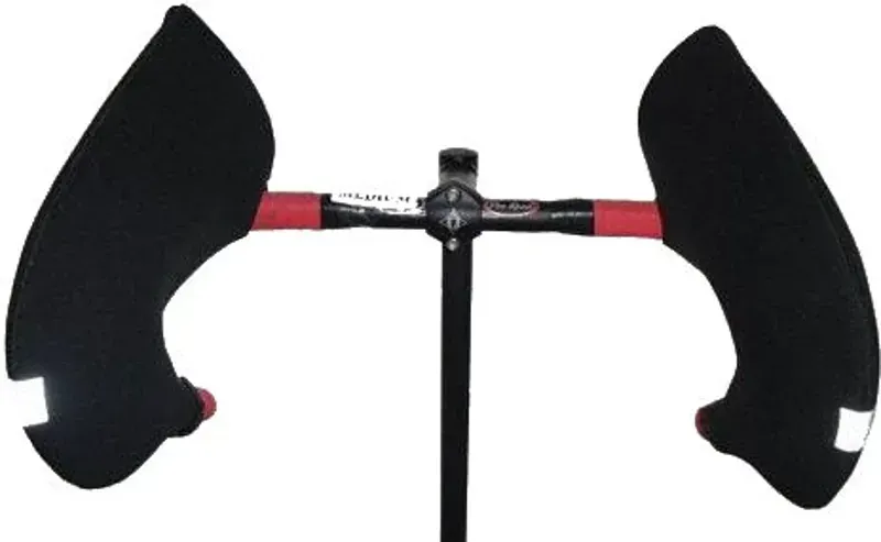Bar Mitts Neoprene Internal Routing Road Mittens in Black