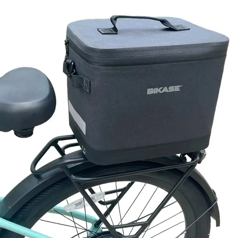 Bikase MIK Coolkase Insulated Rack Trunk Bag 8x11x9-inch in Black