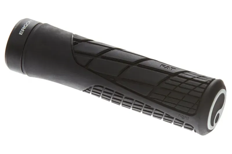 Ergon GA2 Fat Black Mountain Bike Handlebar Grips in Black