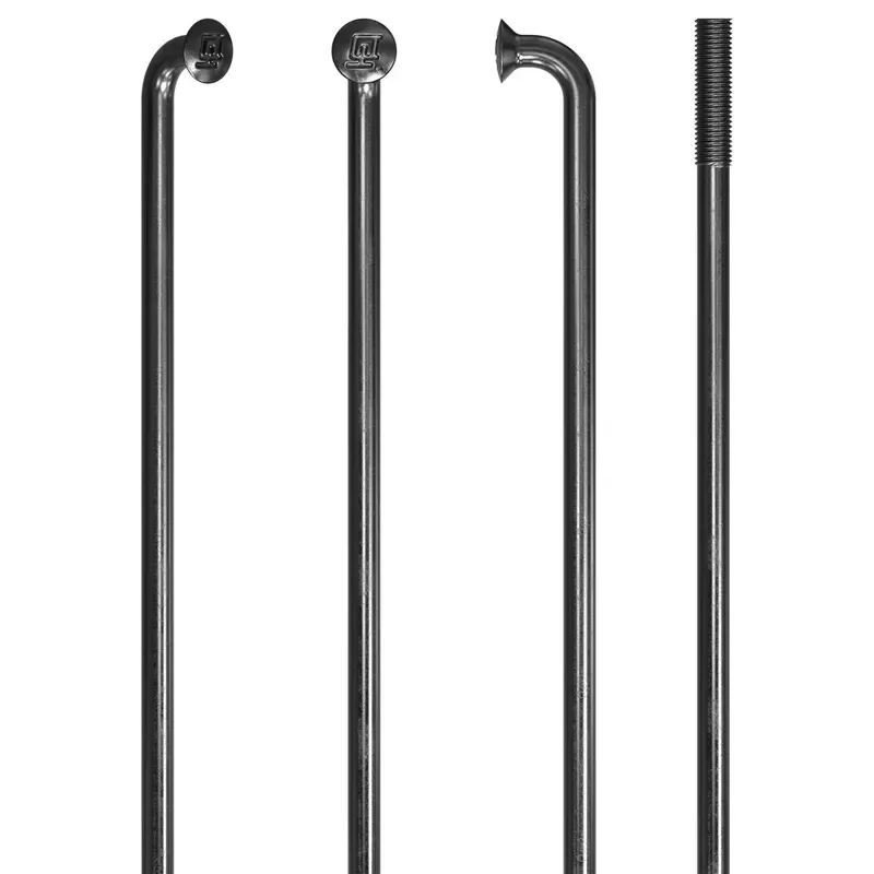 DT Swiss Champion 2.34mm 298mm J-Bend Spoke in Black