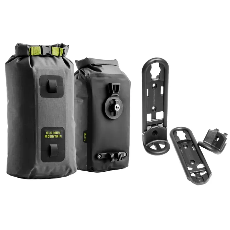 Old Man Mountain Hemlock 5l Bag w/FLIP Cages in Black