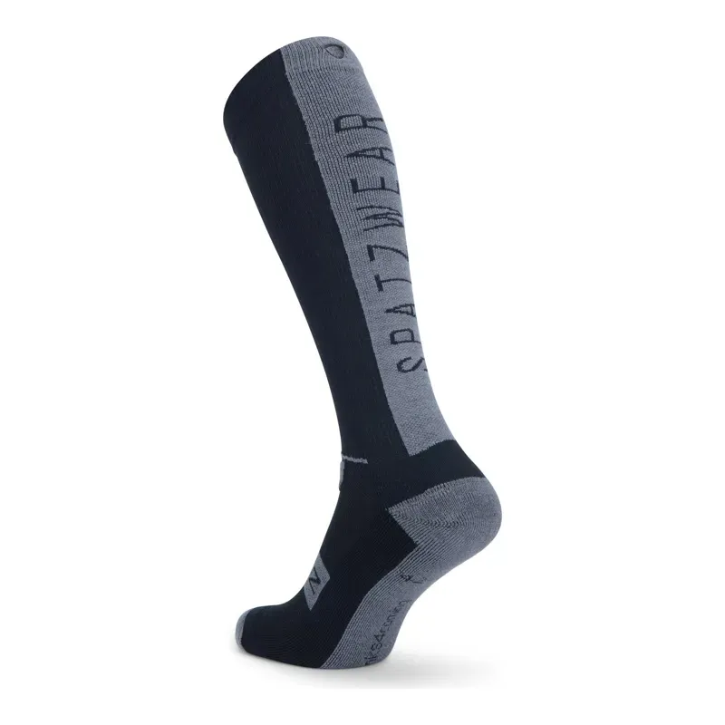 Spatzwear Hotsokz Merino Long Winter Socks in Black-6